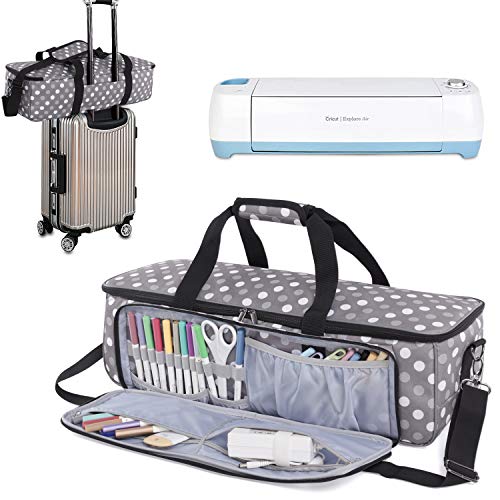 Luxja Carrying Bag Compatible with Cricut Die-Cutting Machine and Supplies, Tote Bag Compatible