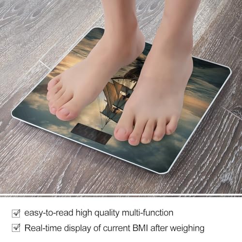 Báscula digital alta precisión para cuerpo Ship Sailing Alone miniatura 5