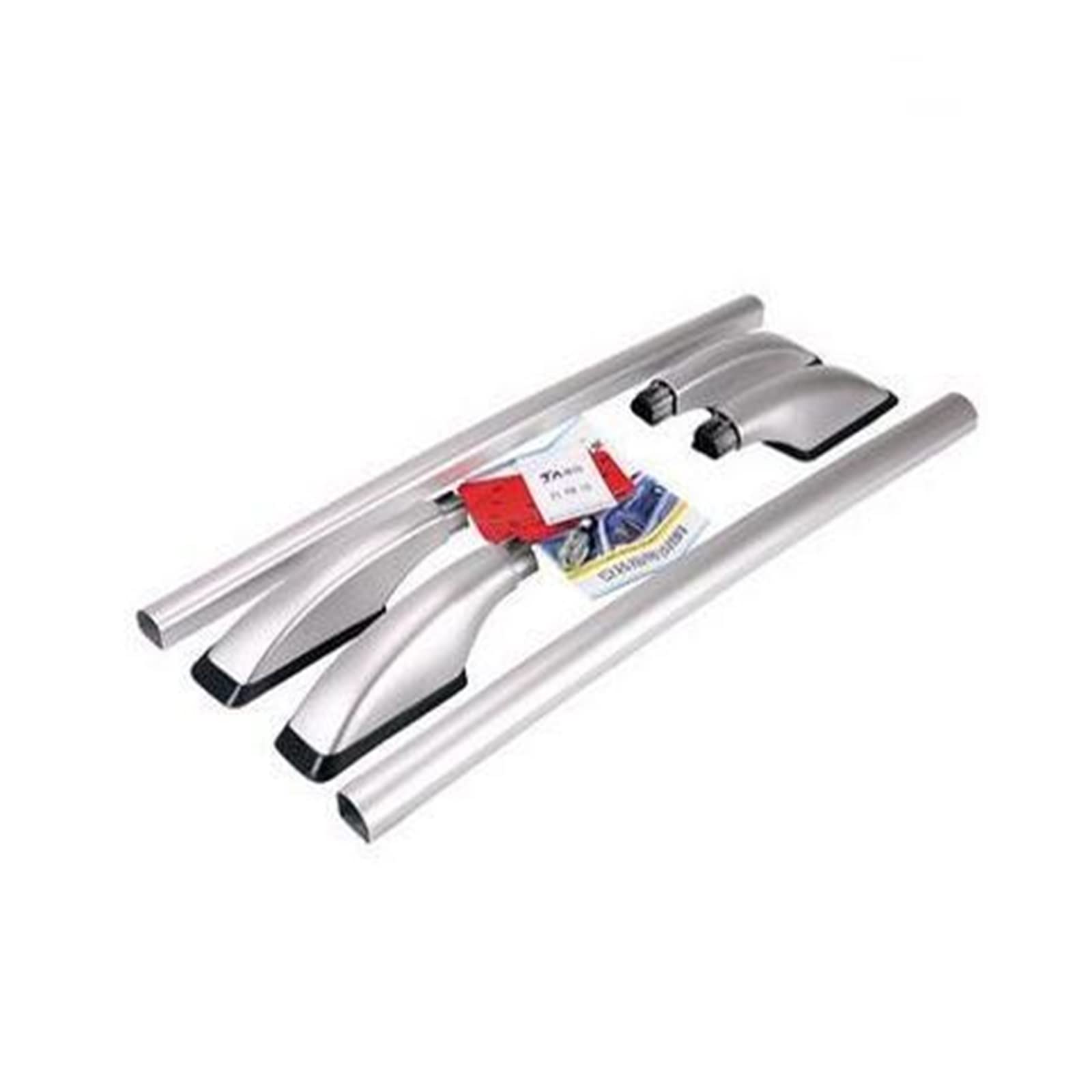 FUWAYDA Car Styling Roof Rack Boxes Side Rails Bars Luggage Carrier A Set Compatible with Mazda 2 2007-2014 2008 2009 2010 2011 2012 2013 (Color : White)