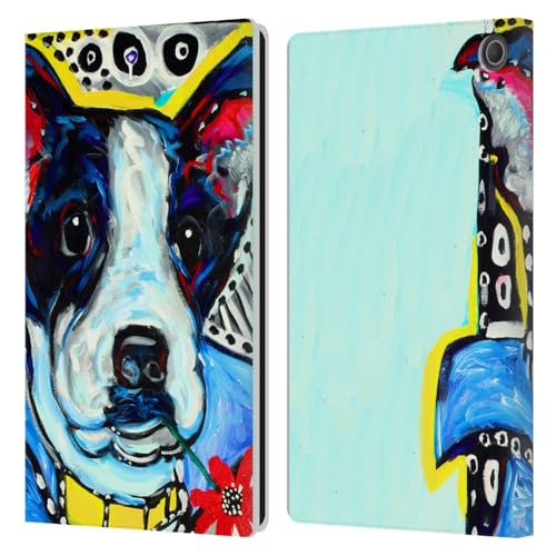 Étui en Cuir Jack Terrier Magnifique Housse pour Fire Max 11 2023