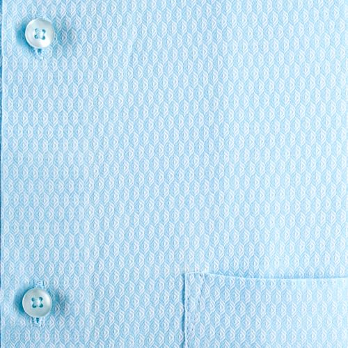 Image of 7-DAYS Premium Men's Formal Shirts - Cotton Rich, Textured Self-Design, Full Sleeve, Regular Fit, Wrinkle Resistant, with Pocket - Perfect for Office
