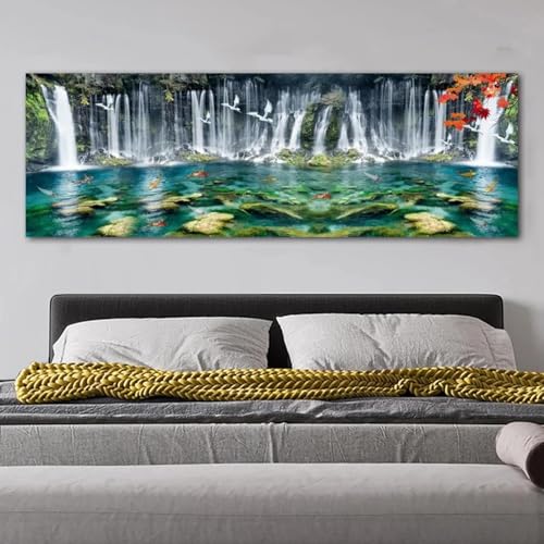 Images d'art mural de paysage grand format 50x150cm salon moderne
