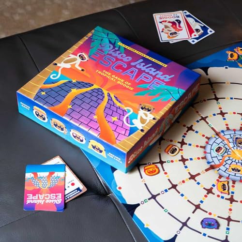 Disco Island Escape juego de mesa para 2-4 jugadores miniatura 3