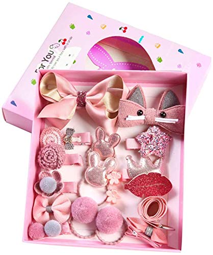 Juego de pinzas para el pelo para niñas pequeñas, horquillas para el...