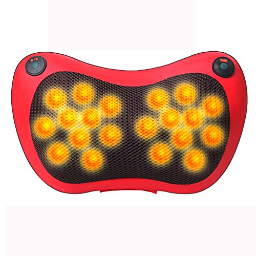 Preisvergleich Produktbild LTLGHY Nackenmassagegerät, Elektrische Massagegerät Mit Wärmefunktion Für Schulter Nacken Rücken, Shiatsu Massagekissen Wärmefunktion Massager, 3D Rotation Masseur Massage Für Haus Büro Auto