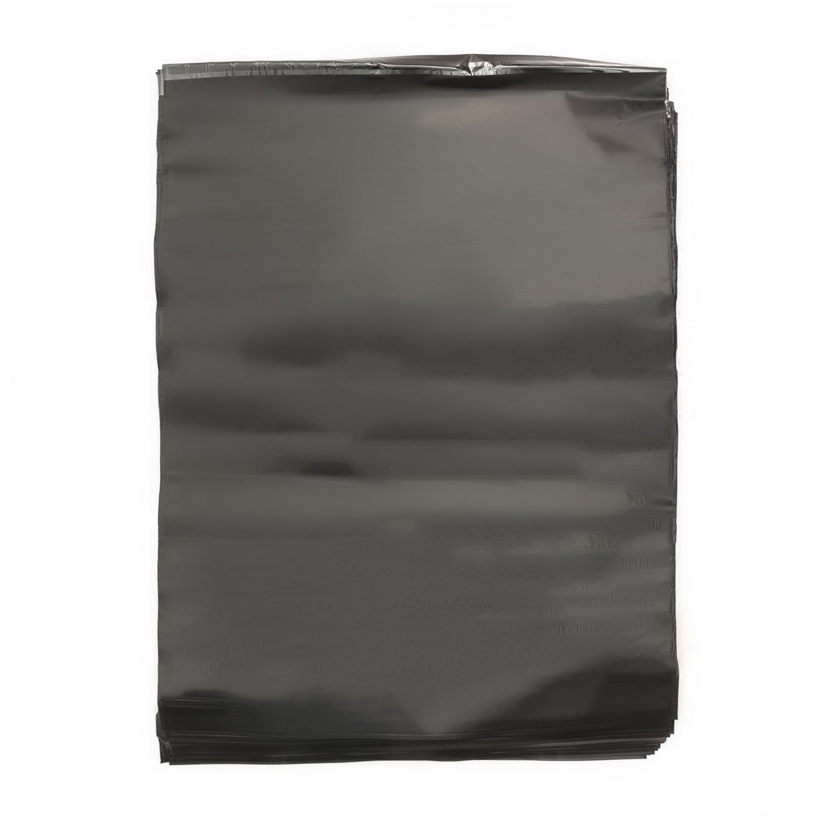 No Nonsense Products Heavy Duty Black Mailing Bags Recycled PE Poly Self Seal Strong Shipping Delivery Postage Post Mailer Roll of 100 (450mm x 600mm / 18 x 24 inches)