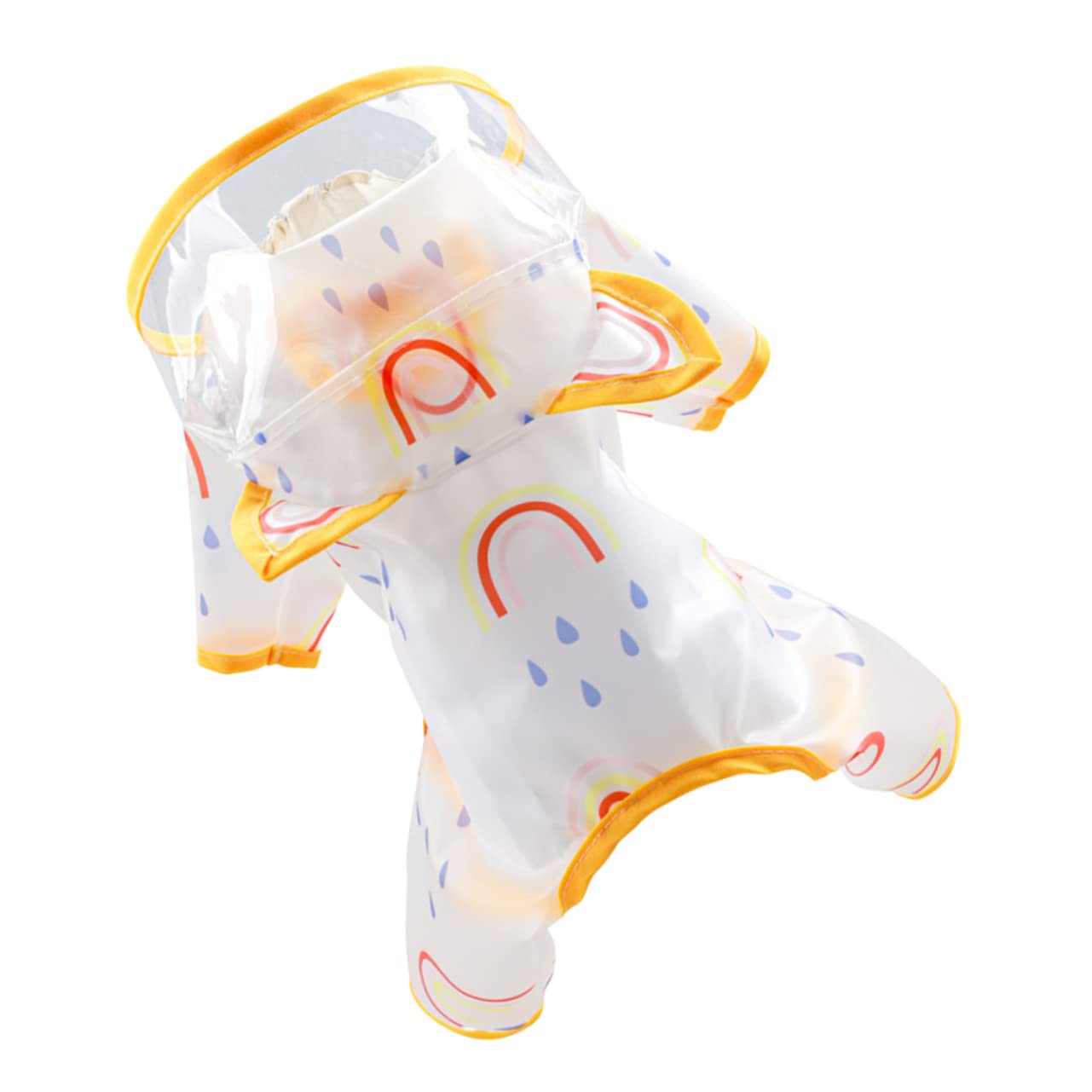 HANABASS Puppy Raincoat Dog Poncho Lightweight Rain Jacket for Outdoor Activities Stylish and Portable Dog Clothing for Park and