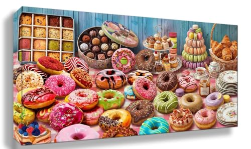 Peinture Diamant Cuisine 40x80cm pour une Activité Manuelle Adulte Apaisante