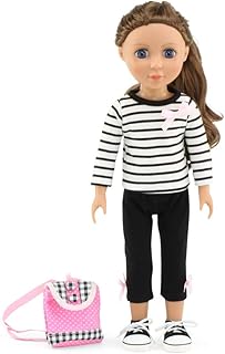 Emily Rose 14.5 Inch Doll Clothes 3 Piece Back to School 14 inch Doll Outfit Gift Set, Includes Doll Back Pack | Gift Boxed!