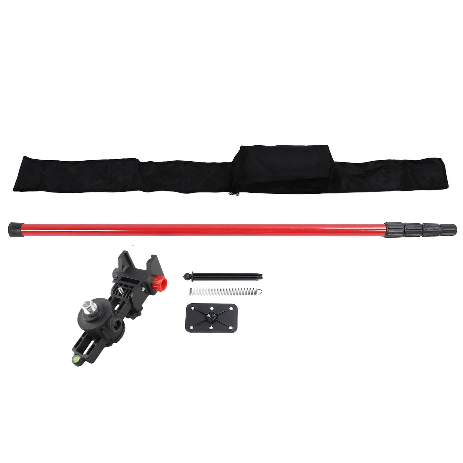 Alomejor Level Mounting Pole 4M Adjustable Tool | Robusto, multiuso, facile installazione, capacità di carico di 20 kg, design staccabile, adatto per gli appaltatori