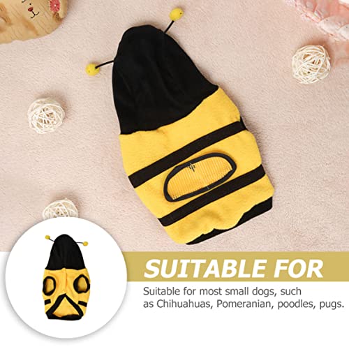 Disfraz Abeja para Perro Pequeño Sudadera Halloween miniatura 3