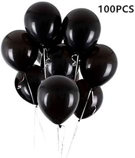 MyMagic Halloween Latex Balloons for Wedding, Baby Shower, Birthday Party New Year's Day Decoration,10Inch, 100pcs (Black) - coolthings.us