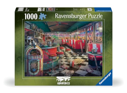 Ravensburger Abandoned Series: Decaying Diner 1000 Piece Jigsaw Puzzle for Adults - 12000637 - Handcrafted Tooling, Made in Germany, Every Piece Fits Together Perfectly - Image 3