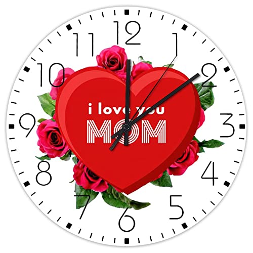 Horloge murale bois a piles sans tic-tac : decoration murale personnalisee 30 cm - 2