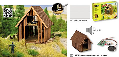 Preisvergleich Produktbild Noch 66701 Micro Motion Love Barn Landschaft Modellier