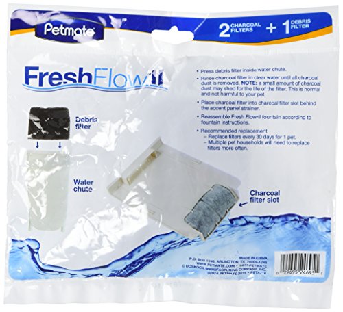 Image of Petmate Fresh Flow & Debris Filter 3 Count (Pack of 12)