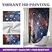 goodbath Space Shower Curtain, Galaxy Nebula Stars Outer Space Waterproof Fabric Shower Curtains for Bathroom, 72 x 72 Inch, Colorful