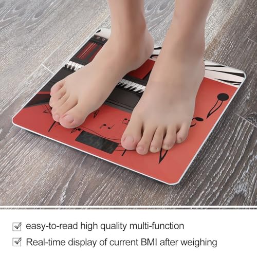 Báscula Digital de Baño Music Note Piano 180kg miniatura 5