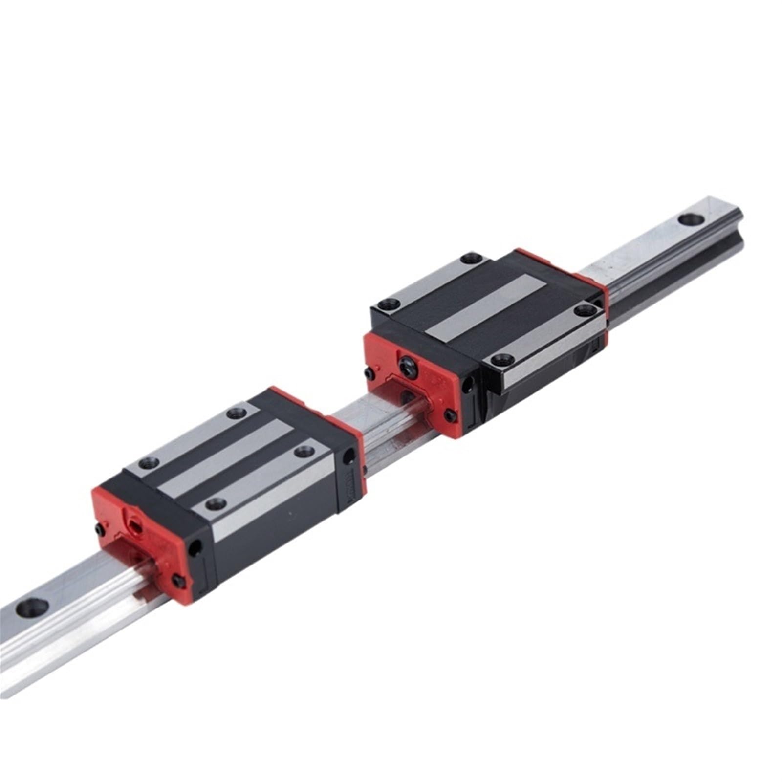 Guide Coulissant linéaire Miniature Rail de Guidage carré HGR15 HGR20 HGR25 HGR30, 2 pièces, 4 pièces, glissières de Chariot for CNC(2 Rails 4 HGH30CA,500mm)