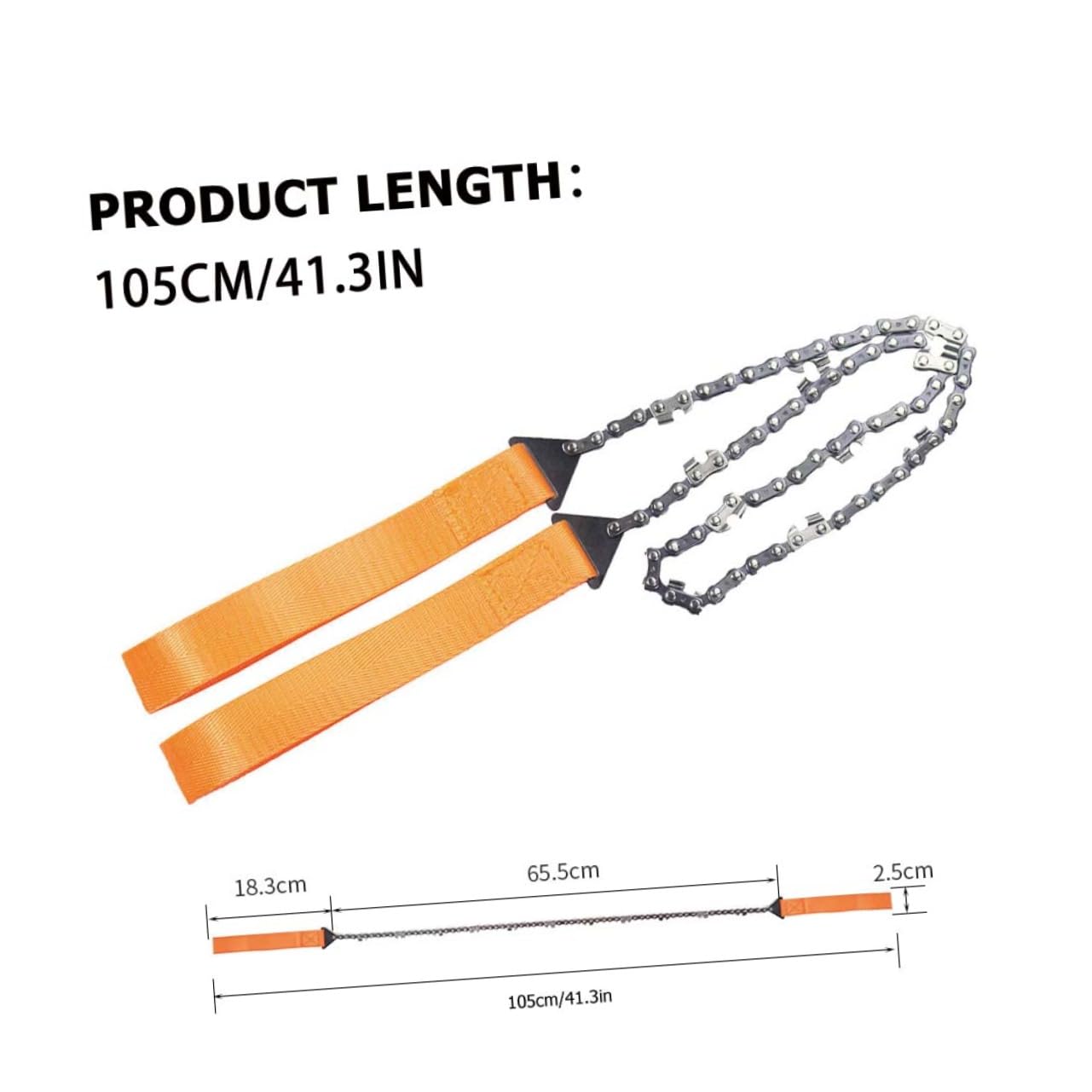 HEMOTON Outdoor Portable Hand Saw Emergency Wire Saws Metal Chainsaw Tool for Camping