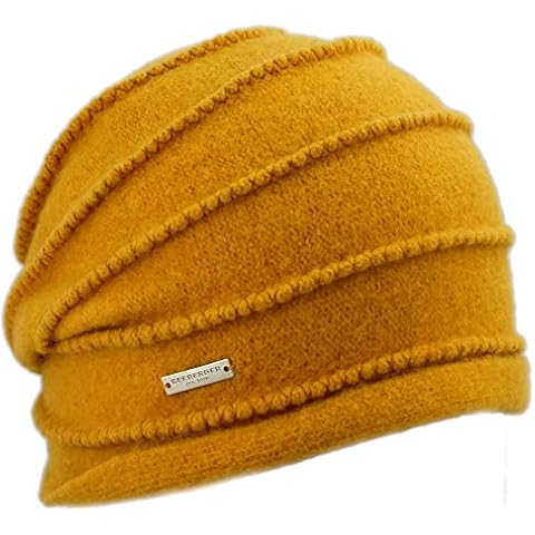 Seeberger Siebers Series Women's Knitted Beanie, honey, One size Cover