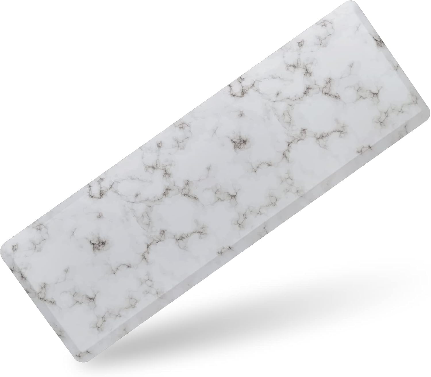 KLAY Anti Fatigue Floor Mat, Comfort Cushioned Runner - Non Slip, Waterproof, Stain Resistant, Stylish Design Prints Mats For Kitchen, Standing Desk Office, Laundry, Garage (20”x60”, ¾” thick, Marble) RODEO MARBLE 20" x 60"