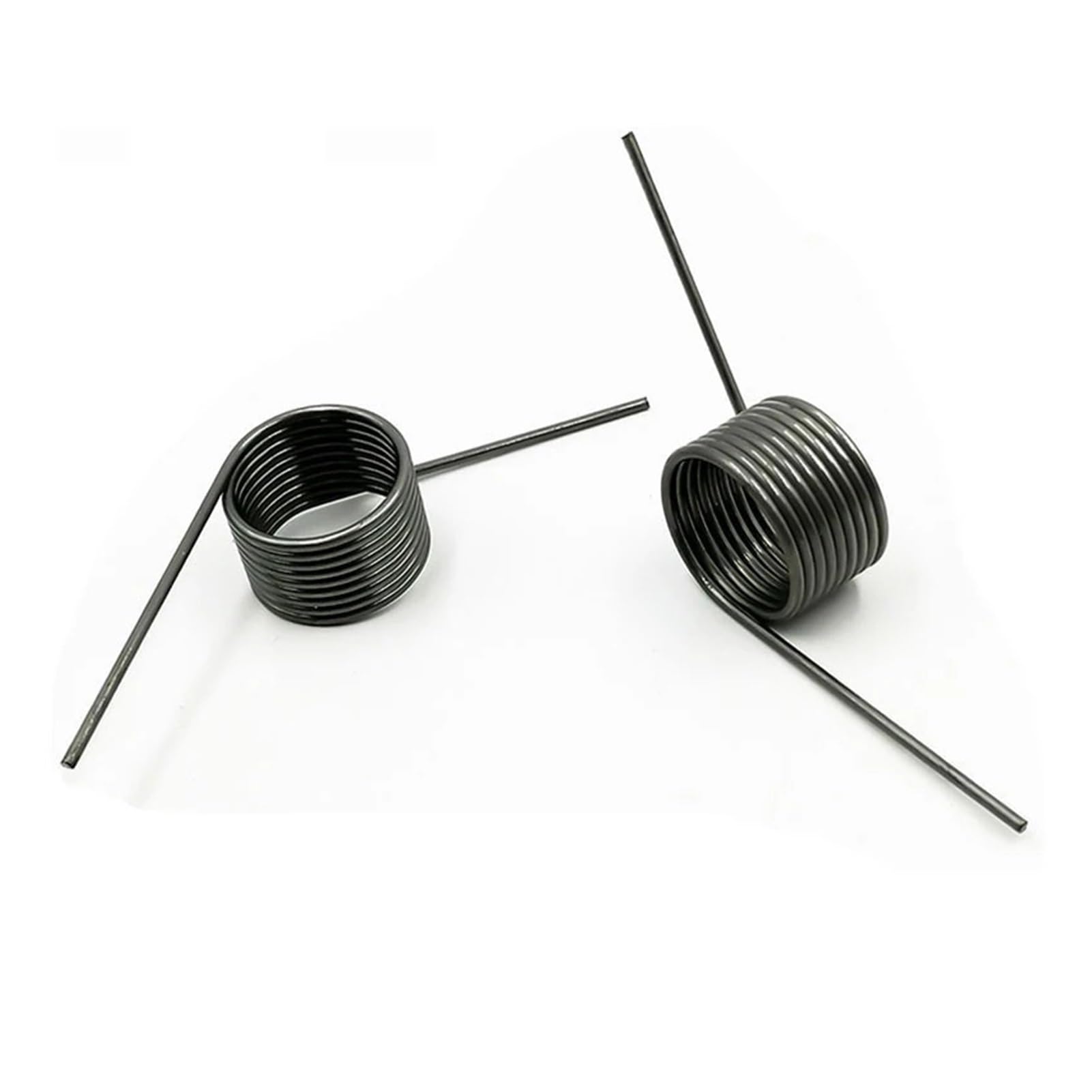 Molla di torsione, 5 pezzi, diametro del filo 2,5 mm, 65 Mn, morsetto a molla a torsione a forma di V, molle metalliche personalizzate (15 mm (6 laps), 30 mm, 2,5 mm (180 gradi)