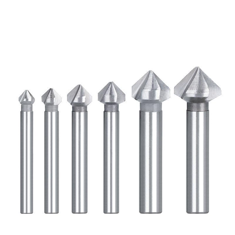 Cortador De Biselado De 90 Grados, Taladro Avellanador, Herramienta De Perforación De Agujeros De Metal Y Madera De Acero De Alta Velocidad De 3 Flautas,50mm