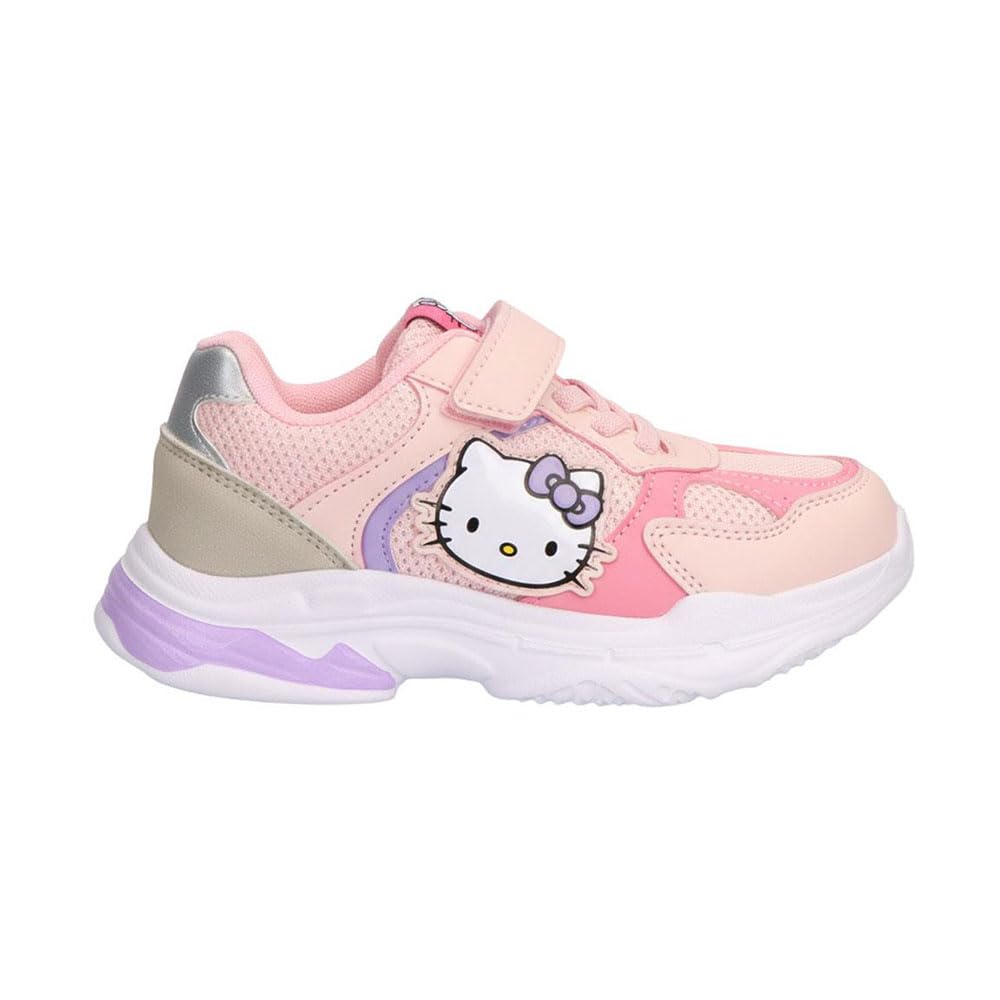 Hello Kitty Children's Trainers Lightweight EVA Sole – Hello Kitty Children's Trainers for School, Park and Leisure, Pink, 29 EU