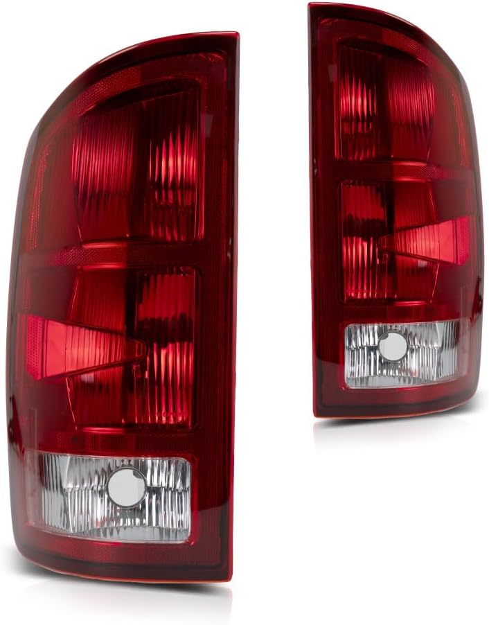 CarLights360 For 2002 03 04 05 2006 Dodge Ram 1500/2500/3500 Tail Light Driver and Passenger Side DOT Certified CH2800147, CH2801147 - Replaces 55077347AF, 55077348AF ;R1500 Mega Cab