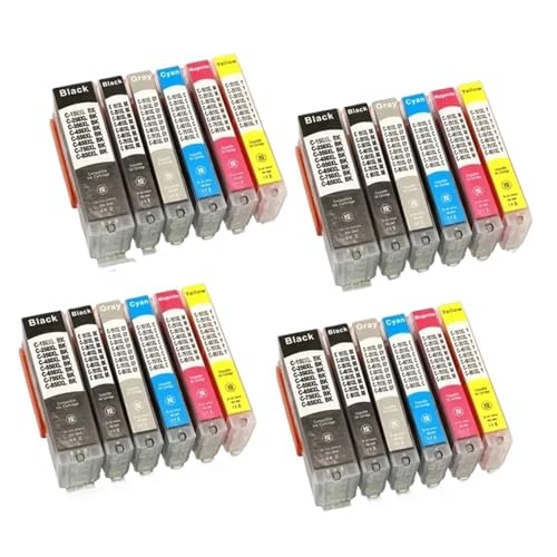 Cartouches PGI-850 CLI-851 pack de 24 réservoirs d'encre pour MG7580 IP8780