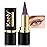 Kaely Light Purple Gel Eyeliner Pencil,Waterproof Smudge Proof Eye Liner Pen,Cat Eye Goth Halloween Makeup,Eye Black Face Paint Lipstick Crayon,Color Colorful Eyeliner Eyeshadow Stick,10