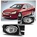 Winjet Fog Lights Compatible With 2003-2005 Honda Accord | Polycarbonate Resin Clear With Wiring Kit Foglight Foglamp Lamps | 2004
