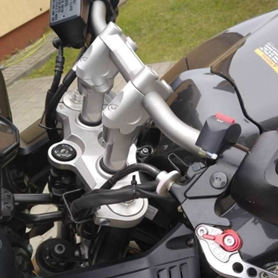 Abrazadera elevador manillar motocicleta adaptador universal 22 mm moto 3