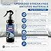 SHIELDOM Anti-Fog Spray for Glass Car Windshield Defogger Prevents Fogging of Interior Glass, Mirrors, Windows, Visors, Glasses, Goggles, Shower Door with Defogging & Cleaning Sponge, Towel 4oz/120ml