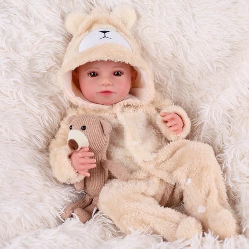 Muñeco bebé realista poseable de 20 pulgadas BABESIDE miniatura 5