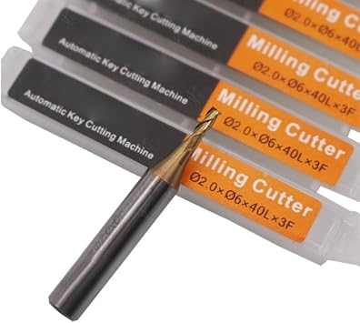 Milling Cutter and Probe Fit for Condor XC002 XP005-Dolphin XC009 Automatic Key Cutting Machines 1.0mm 1.5mm 2.0mm 2.5mm Milling Probe 1.0mm 1.5mm 2.0mm 2.5mm Milling Cutter Probe Key Cutting Machine