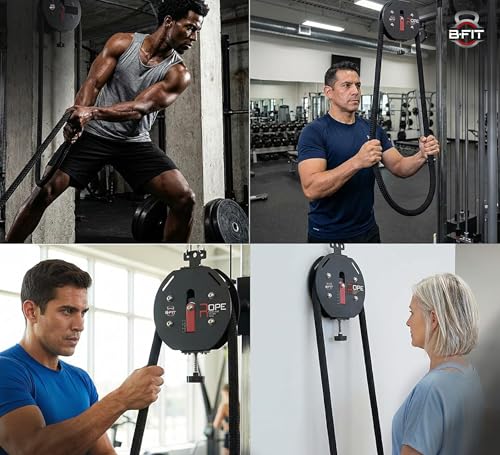 Image of B Fit Pull Rope Fitness Rope Training Endless Trainer Training Endless Rower Machine Gym Equipment Exercise. (E002)