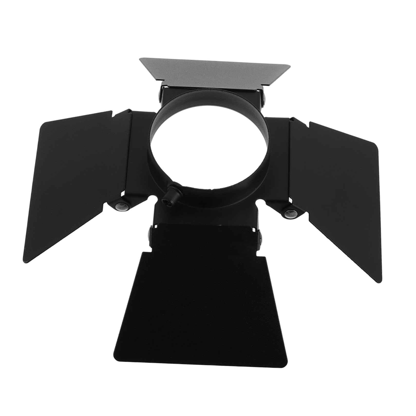 SWOOMEY Track Light Shade Adjustable Small Lamp Shades Anti-Glare with Four Leaf Design Sturdy Metal Spotlight Fixture Accessory for Home Decor and Museum Lighting for Pendant Track