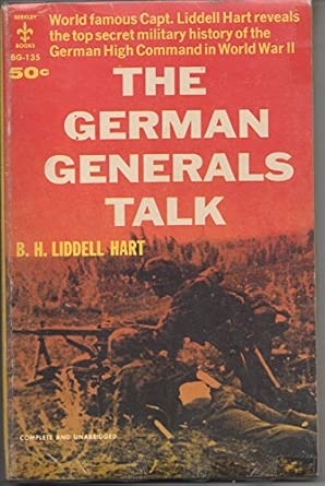 The German generals talk (Berkley Books, BG 135)
