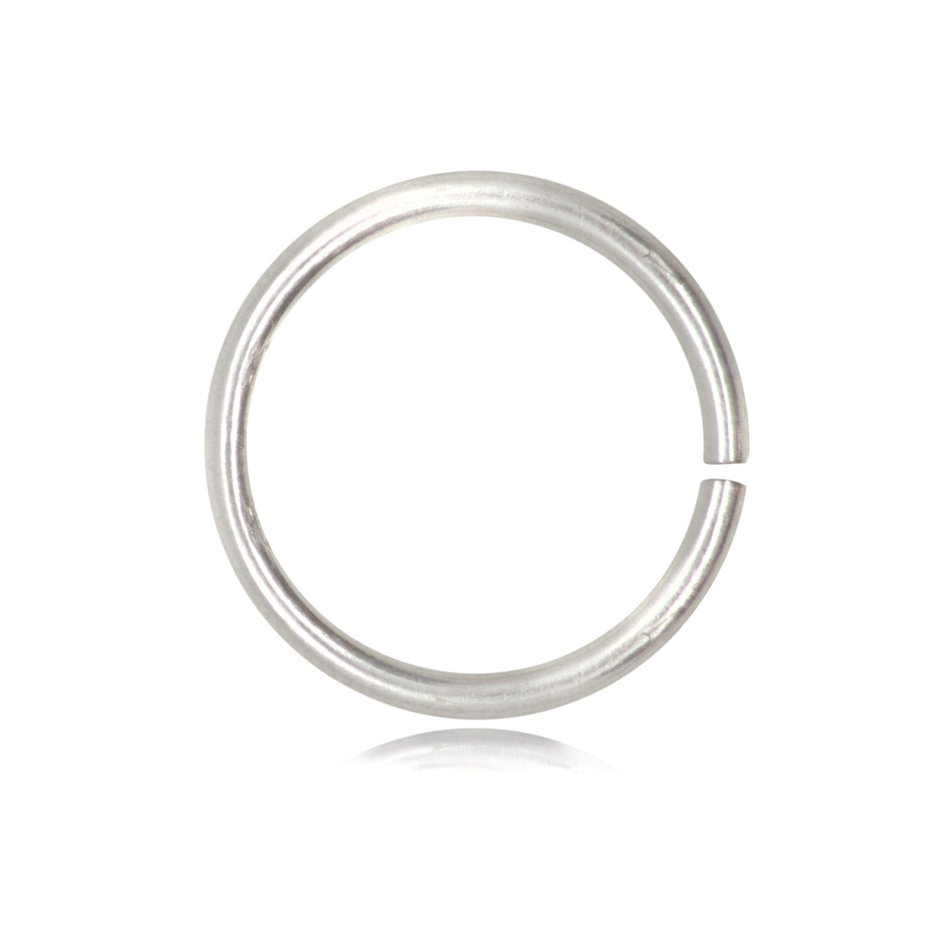 TJS Offene Biegeringe 5 Stück Nickelfrei 925 Sterling Silber, 8 mm Verfügbare Größen: 6 mm, 8 mm, 10 mm, 12 mm, 14 mm, 16 mm