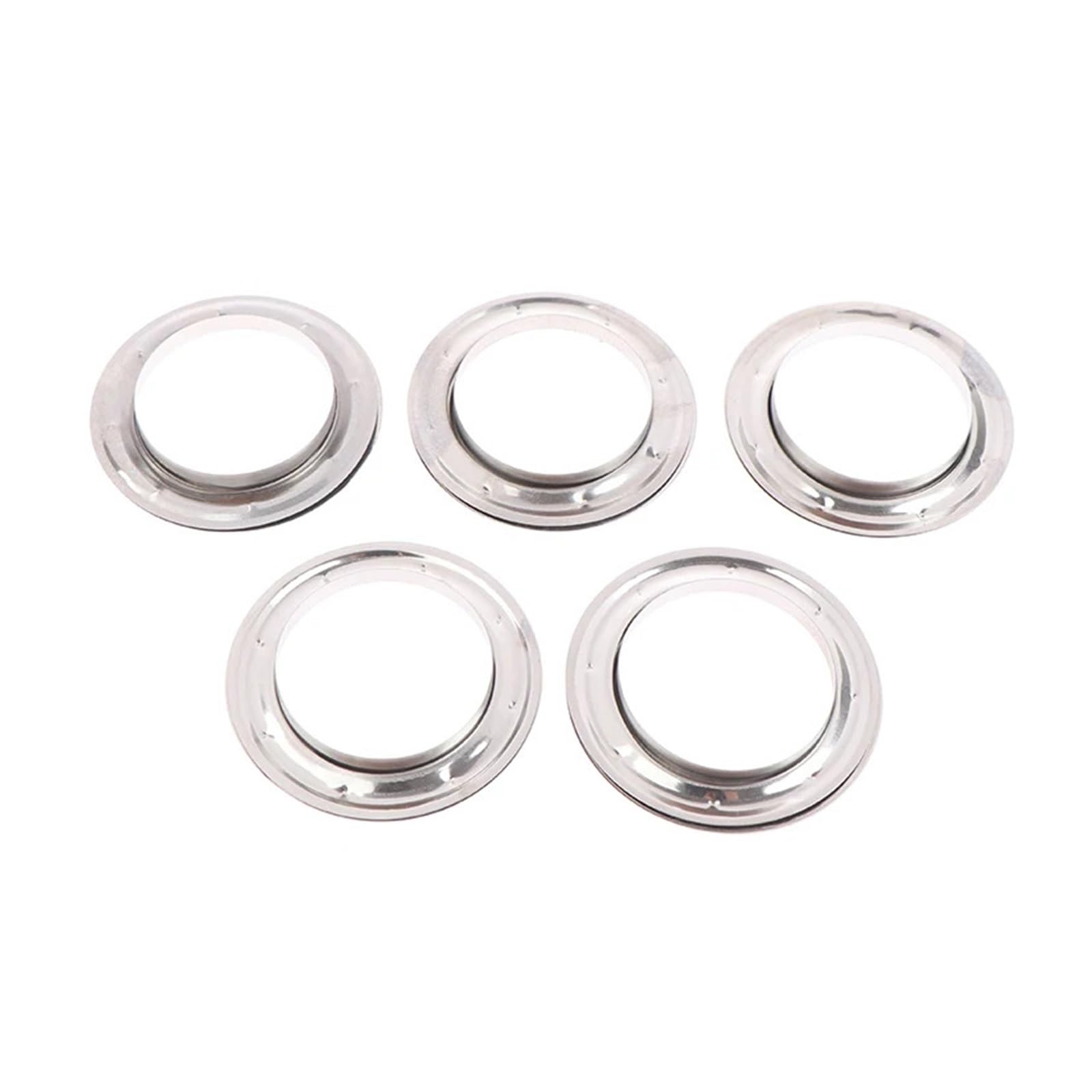 Curtain Grommets 20Pairs Eyelet Curtain Rings Grommet Top Silvery Metal Ring Header Accessories Be Assembled With A Press for Curtains Drape