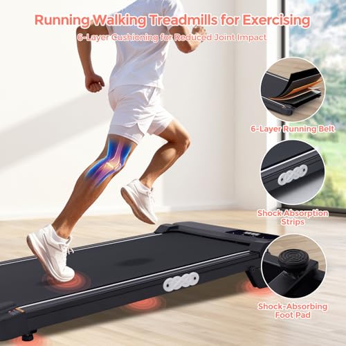OGPOU JY004 Portable Walking Pad with Manual Incline & 3.0HP Motor — view 8