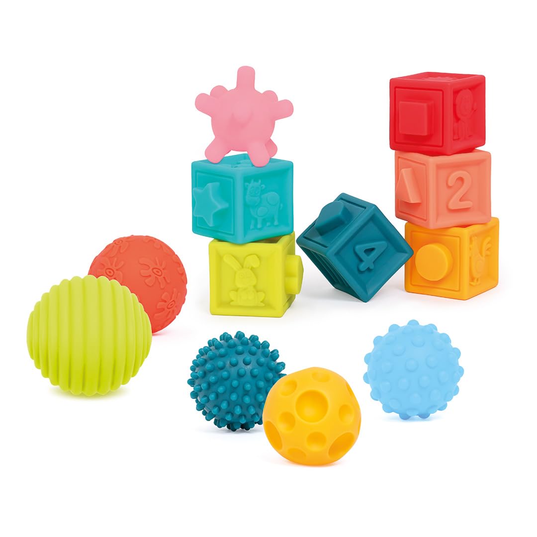 LUDI - 30141 - Set of 6 Balls 6 Dice