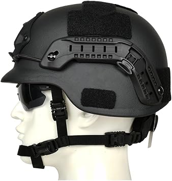 Tactical MICH 2000 NIJ IIIA 3A Bulletproof Helmet MICH Cut BOA Liner Tactical Ballistic Helmet Premium Lined Suspension Adjustable Head Circumference