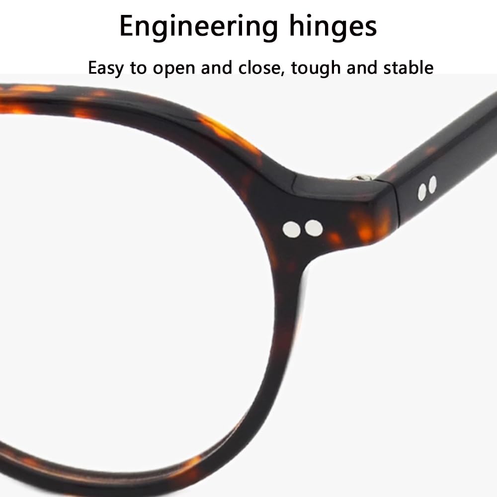 NILZA Progressive Lesebrille Sehhilfe Brille Pilot Computerbrille Multifokale Reading Glasses Bifokal Brillen Unisex Lesehilfe 3.0 (Color : Tortoiseshell, Size : 1.25x)