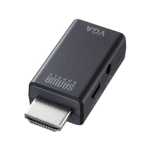 �T�����T�v���C �A�E�g���b�g �ϊ��A�_�v�^ HDMI to VGA �I�[�f�B�I�o�͕t�� �R���p�N�g�^�C�v �~�jD-sub 15pin 3.5mm�X�e���I�W���b�N AD-HD25VGA