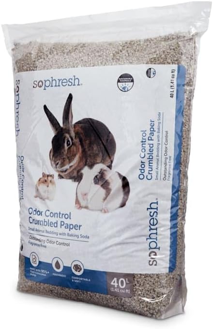 SO PHRESH Crumbled Paper Small Animal Bedding 40 Liter