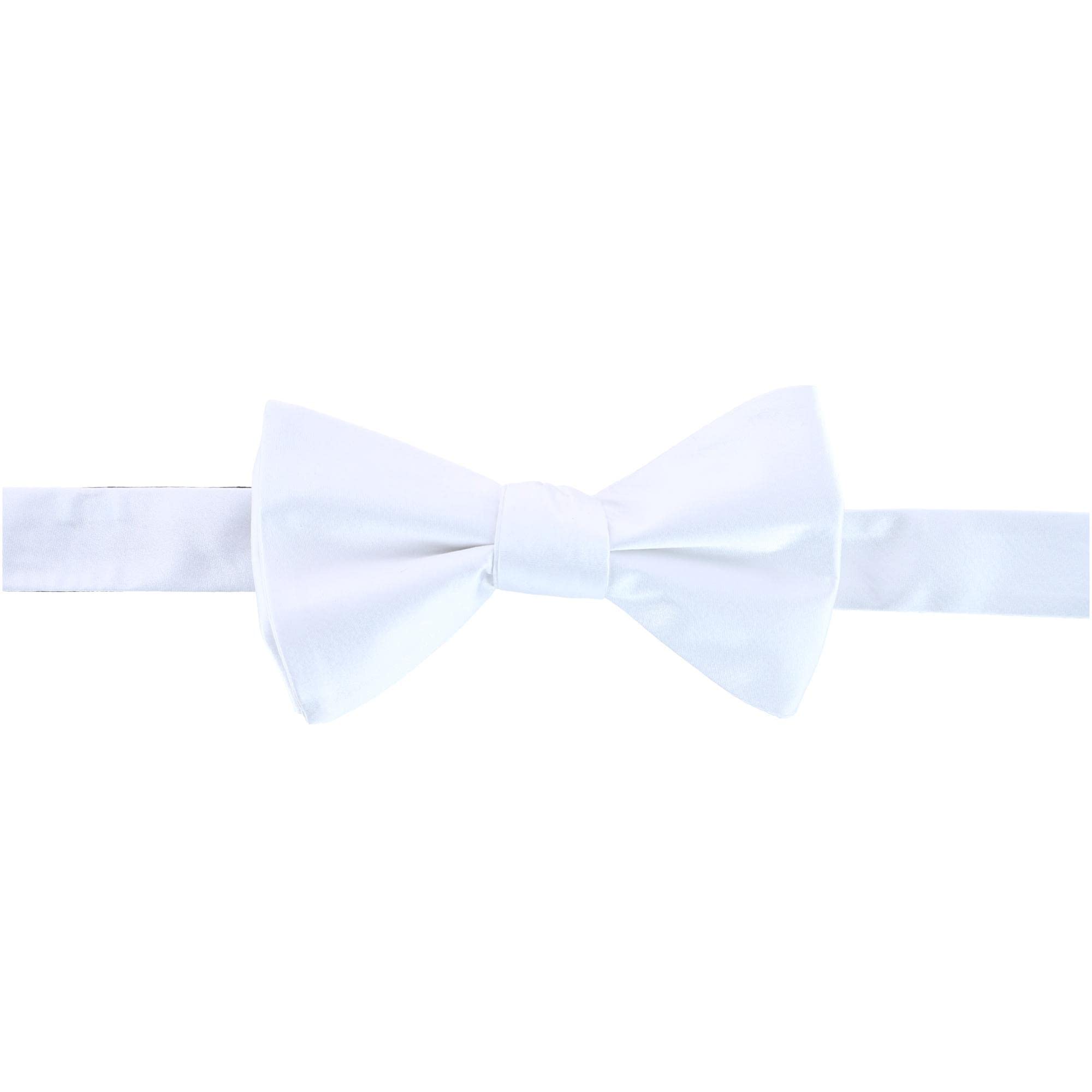 Trafalgar Papillon Sutton in seta tinta unita, bianco, taglia unica