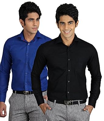 Buy ZAKOD Cotton Plain Shirts for Men 